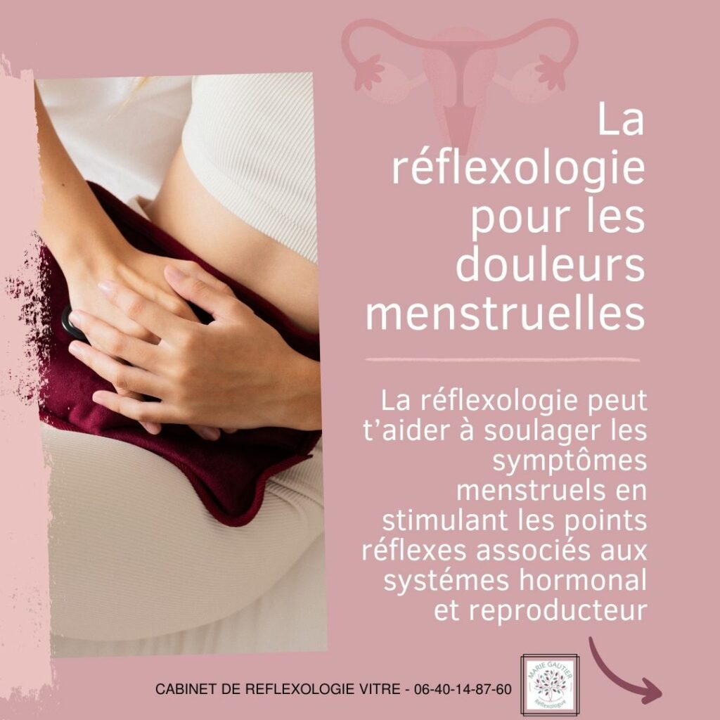 la réflexologie pour les douleurs prémenstruelles